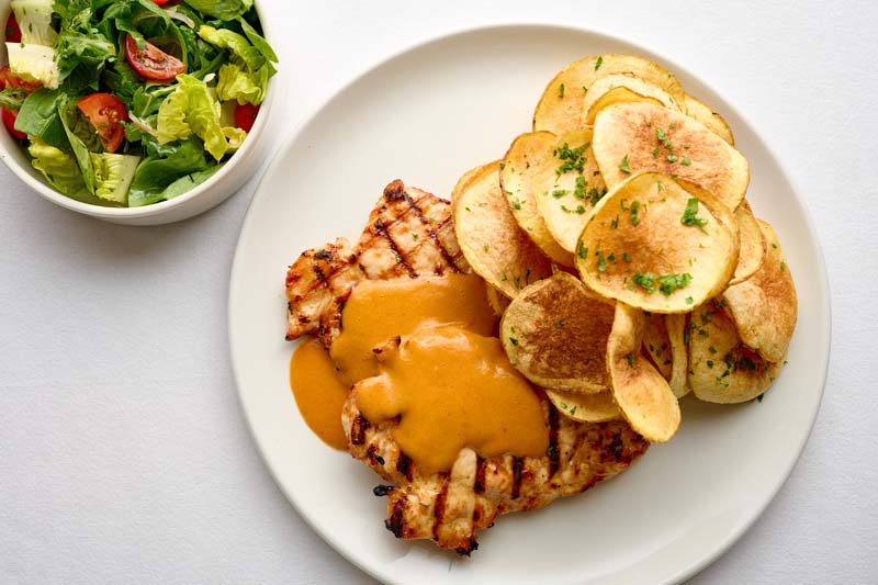 chicken prego plate