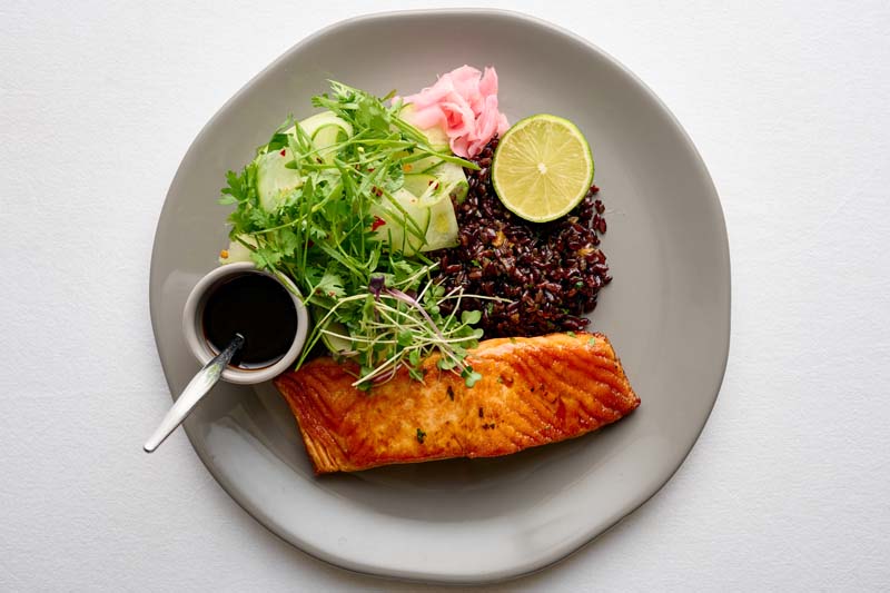 salmon teriyaki