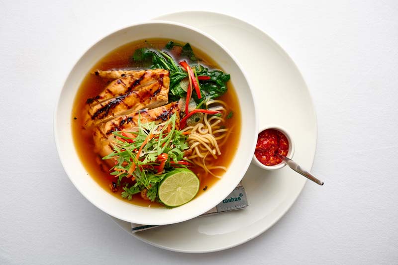 chicken ramen bowl