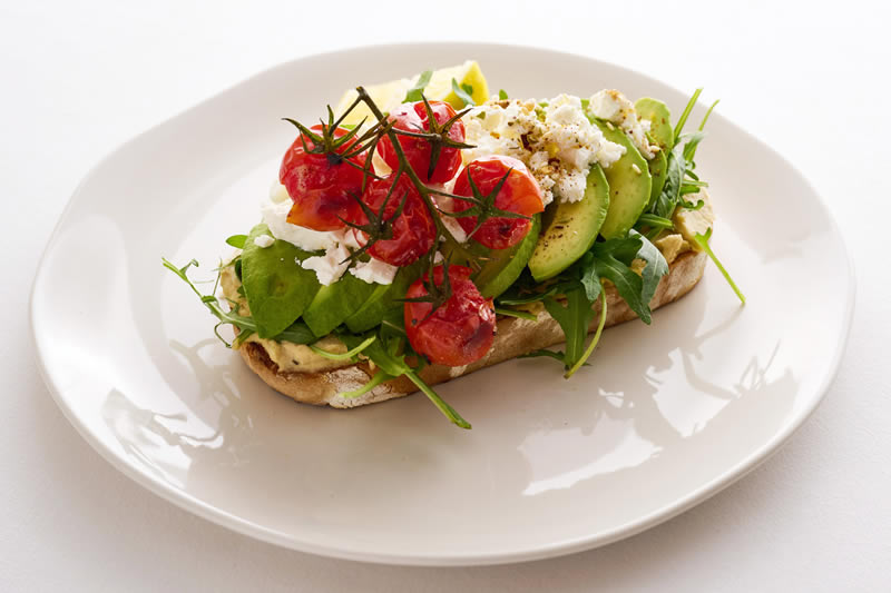 hummus toastie