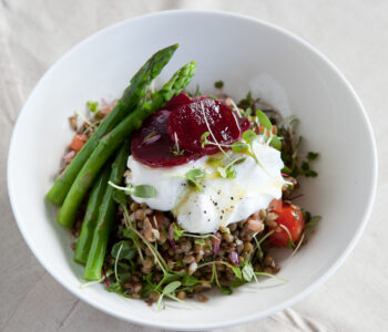 tashas Labne & Lentil Salad