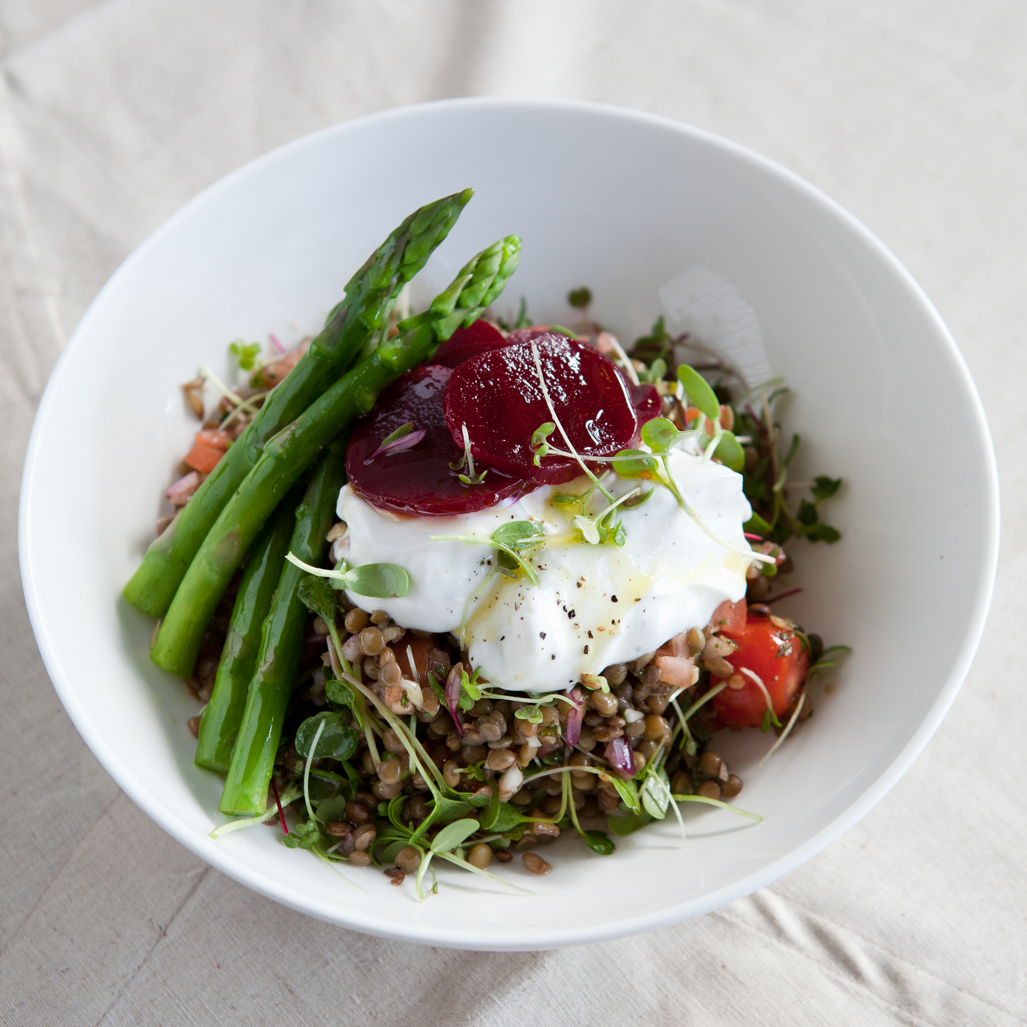 You are currently viewing tashas Labne & Lentil Salad