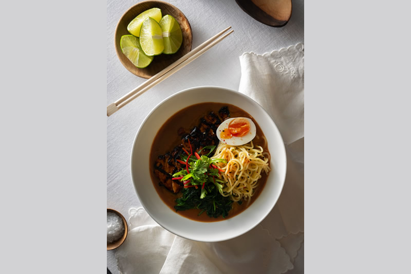 chicken ramen bowl