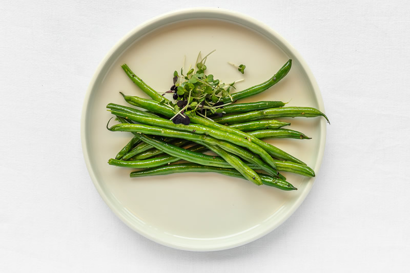 buttered green beans