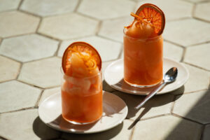 blood orange granita